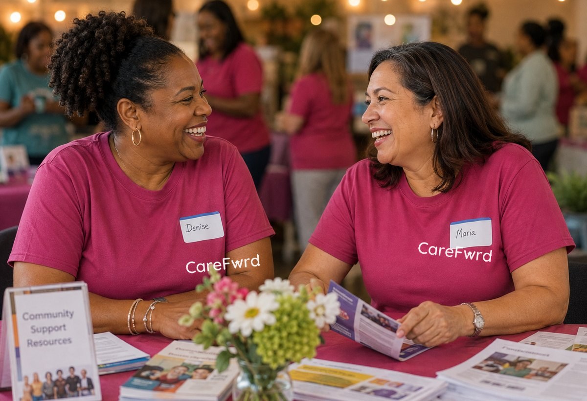 CareCircle members connecting at a community resource event
