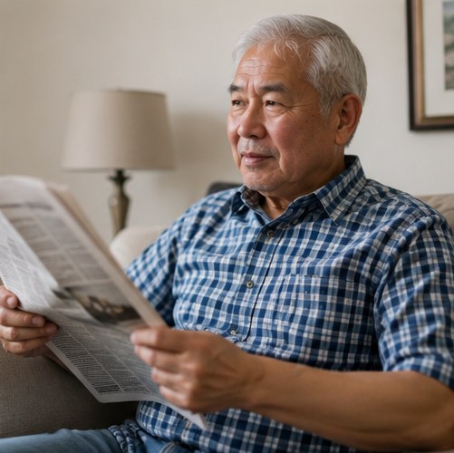 An adult living independently in the community with OBRA Waiver support